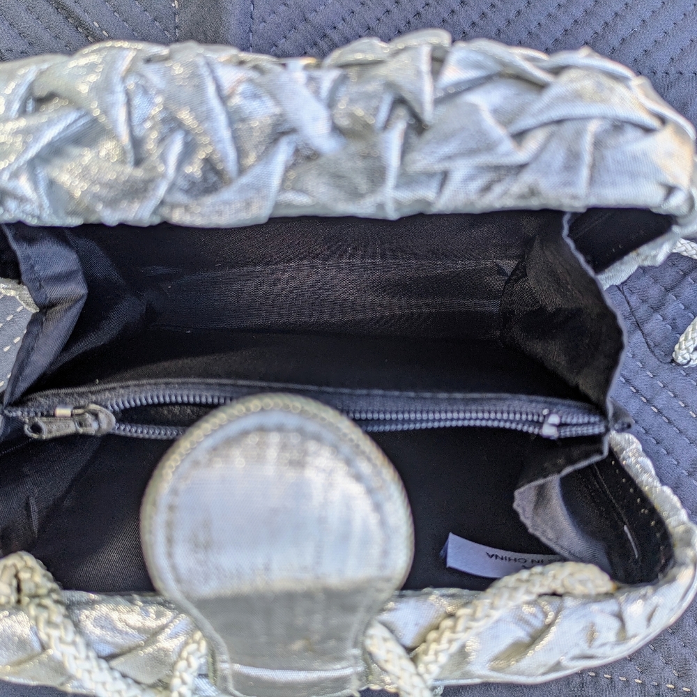Satin Silver  - Party purse - Picture 2 of 2